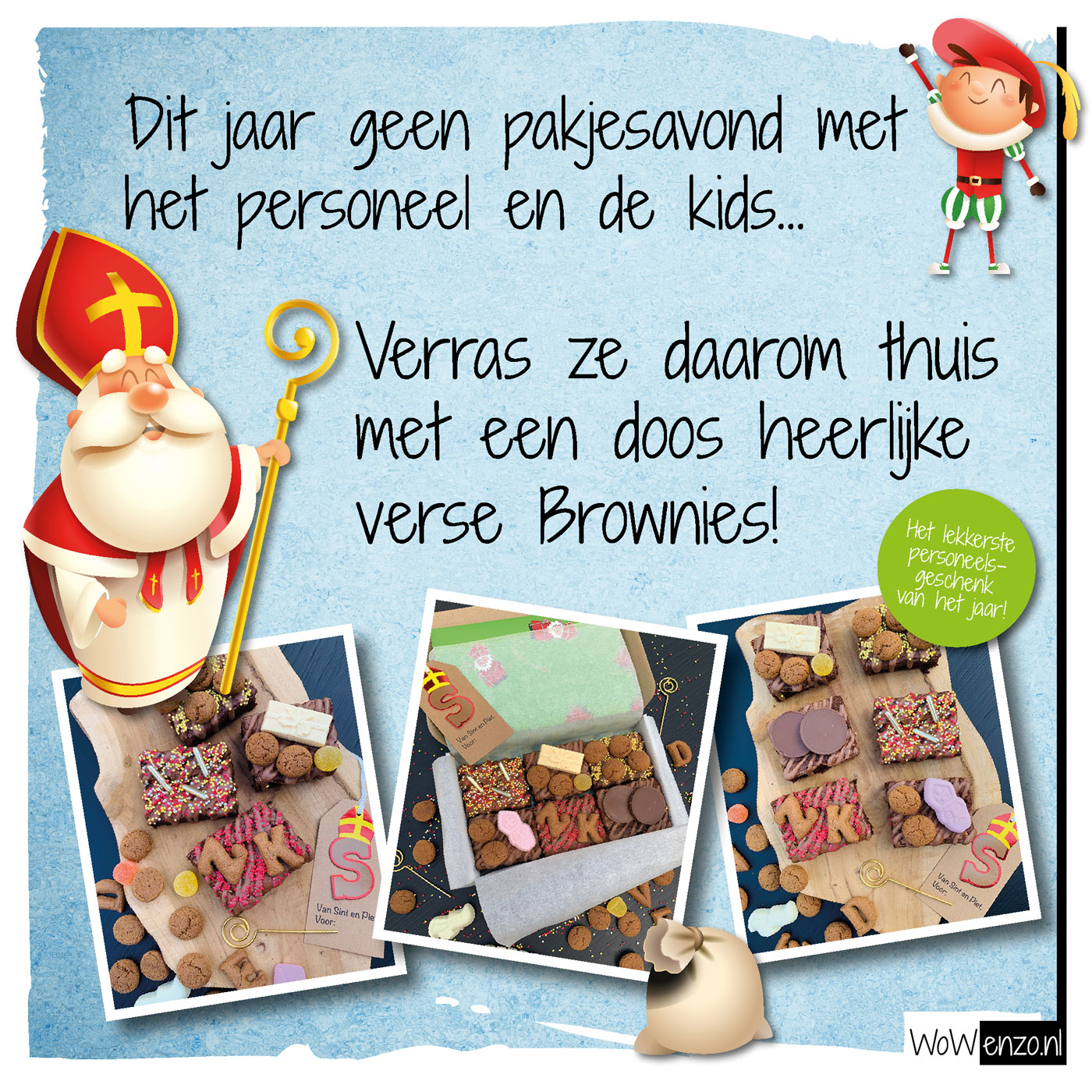 wowenzo Sint brownies