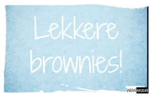 WoWenzo Kaart Lekkere Brownies