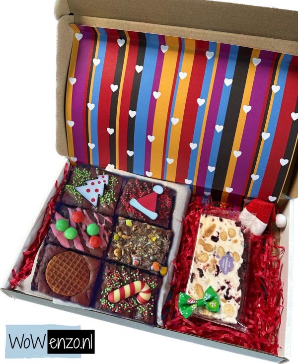 Brownies Kerst Assorti met Soft Nougat